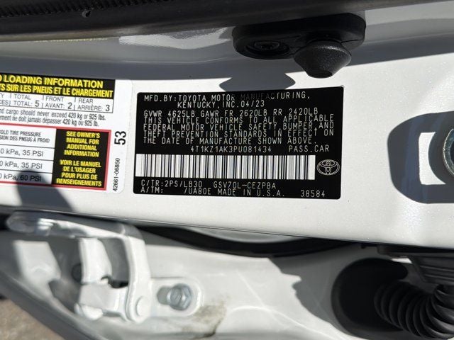 2023 Toyota Camry XSE V6