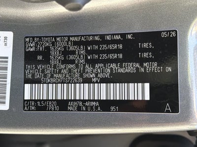 2026 Toyota Highlander Hybrid XLE