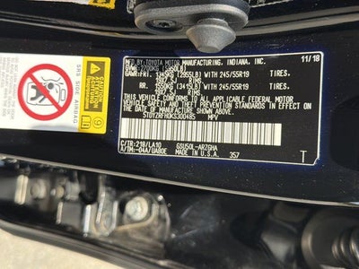 2019 Toyota Highlander Limited Platinum