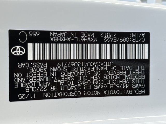 2026 Toyota Prius Plug-In Hybrid XSE Premium