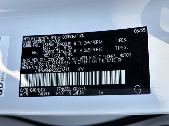 2025 Toyota 4Runner TRD Off-Road Premium
