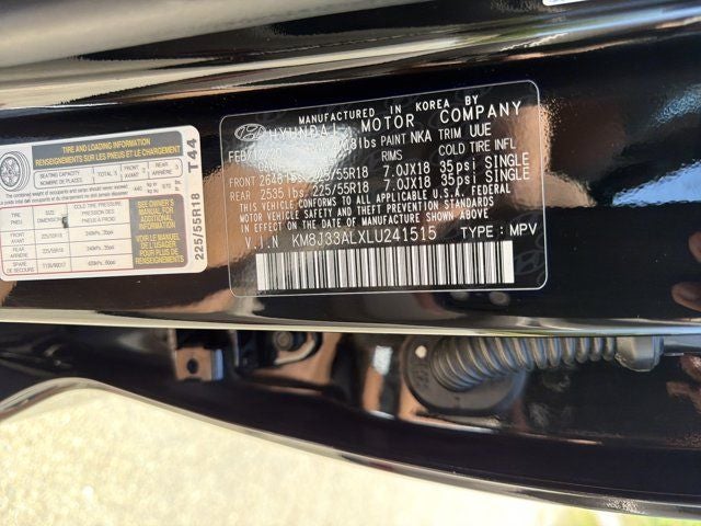 2020 Hyundai Tucson Limited