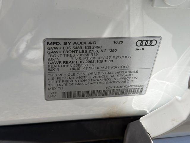 2021 Audi Q5 45 Premium Plus quattro